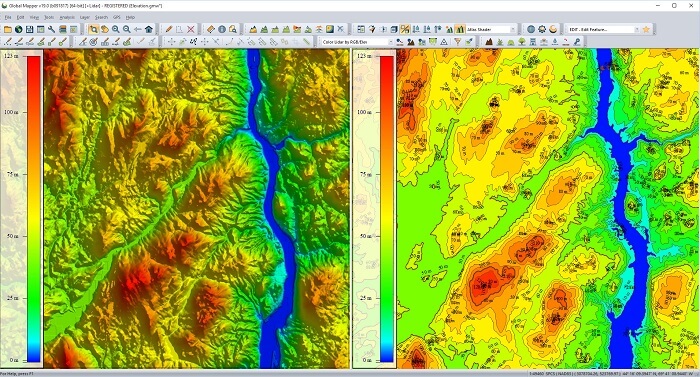 best Geographic Information System software Global Mapper