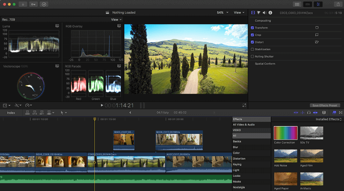 Final Cut Pro best video editing software for mac