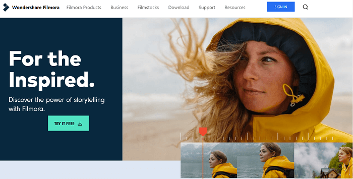 WonderShare Filmora video editing software